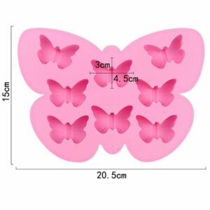 FLDHood Eiswürfelform Schmetterling-Eiswürfelform aus Silikon