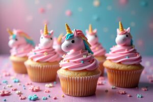 14 Einhorn Muffins zum Staunen