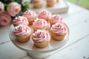 15 Muffins Ideen für Mädchen Babyparty