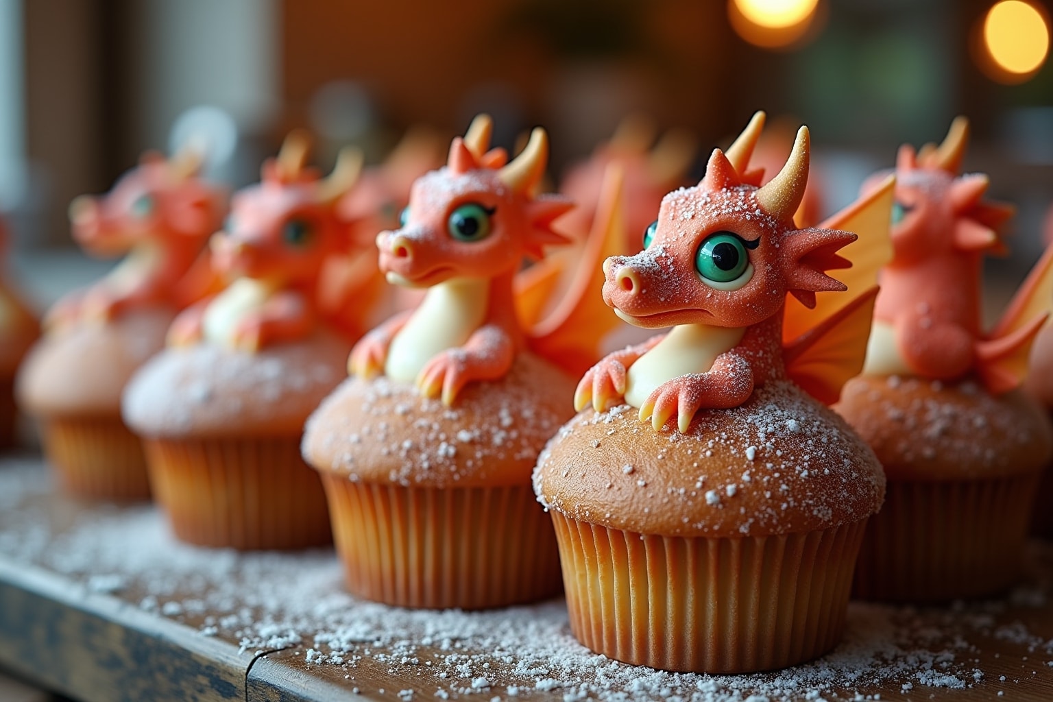 Köstliche Drachen Muffins